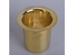 Gold Plating Wholesale Metal Vessel Stainless Steel Candle Jars Set
