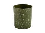 Green glass candle vessels for candle making supplier