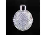Grenade style electroplating white glass diffuser bottle
