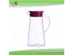 High Borosilicate Glass Water Pot with colorful lid