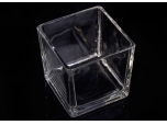 High Capacity Square Glass Candle Jar