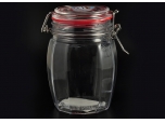 Honey pot sauce can candy jar glass jars with lid Different types of storage jar