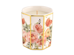 Diseño de vela de cerámica de diseño de lujo con decoración del hogar