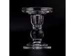 Candelador de vidrio de vaso de vidrio de lujo para la decoración de la casa de bodas