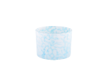 Luxury custom blue glass candle jars for candle making