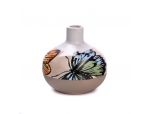 Luxury customized 360ml butterfly pattern ceramic aromatherapy bottles