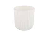 豪华时尚条纹玻璃蜡烛罐空蜡烛罐用于制作蜡烛