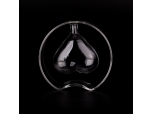 Luxury heart design empty glass reed diffuser bottle for weding