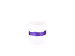 Luxury Matte White Pinted Purple Glass Garos