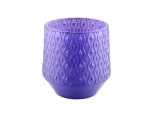 豪华紫色玻璃蜡烛罐婚礼装饰