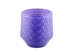 Luxury purple glass candle jar wedding decoration