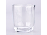 Proveedores de frascos de vela de vidrio transparente de fondo redondo de lujo