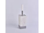 Marbling cement toilet brush set