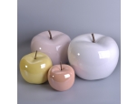 New product Apple Shape Sculpture Ceramic Decoration