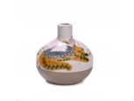 Newly designed multi-color cat pattern ceramic aromatherapy bottles