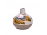 Newly designed multi-color cat pattern ceramic aromatherapy bottles