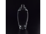 Essential oil oval transparent glass bottle 130ml