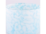 Popular 510ml wide mouth multicolor color rockiness effect on glass candle holder for wholesale