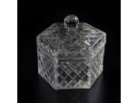 Tarro de cristal popular de la vela del regalo de boda de la Navidad con la tapa