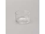 Round clear jars tealight candle holder