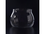 Round glass candle container wholesale