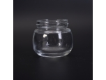 Round-side Glass Cosmetic Cream Jar