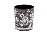 Sunny Glassware Black glass candle jar for making supply wholesale