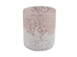 Sunny Glassware Customed Pink Candle Jars Glass for Candle Making Cylinder