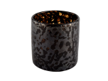 Sunny Glassware luxury black glass vessels for candles wholesale