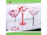 Unique Design Hot Hand Painted Martini Glass