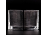 Jar de vela de vidrio de 10 oz al por mayor holgazanería para la decoración de la boda