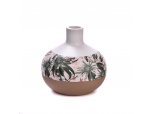 Wholesale bird grass tree pattern ceramic aromatherapy bottle