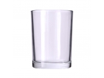 Wholesale clear 350ml glass candle holder candle vessels for candle making