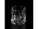 Proveedores de candelabros de vela de vidrio de vidrio transparente al por mayor para regalos para el hogar