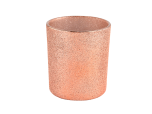 Wholesale frost orange votive glass candle container