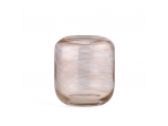 Wholesale unique cylinder glass candle jar with round bottom