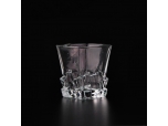 China Manufacture Thick Irregular Bottom Whiskey Glass Cup