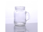 clear glass mason jar