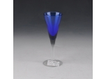 Colorful and  sophisticated champagne glass