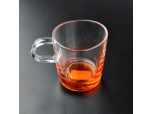 colorful glass mug