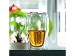 fashionable  double wall glass cup