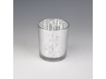 glass candle holder with mercury SGWJ1002