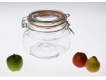 Glass jar - with a lid
