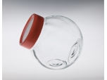 Glass jars - red cap