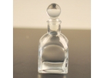 Glass perfume bottle with surlyn cap