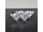 glass tea light holder set