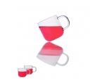 high borosilicate glass coffee mug