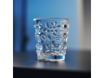 high white glass with embossed flower pattern