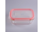 leak proof layered lunch box glass sugar bowl with lid