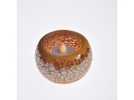 mosaic glass candle holder